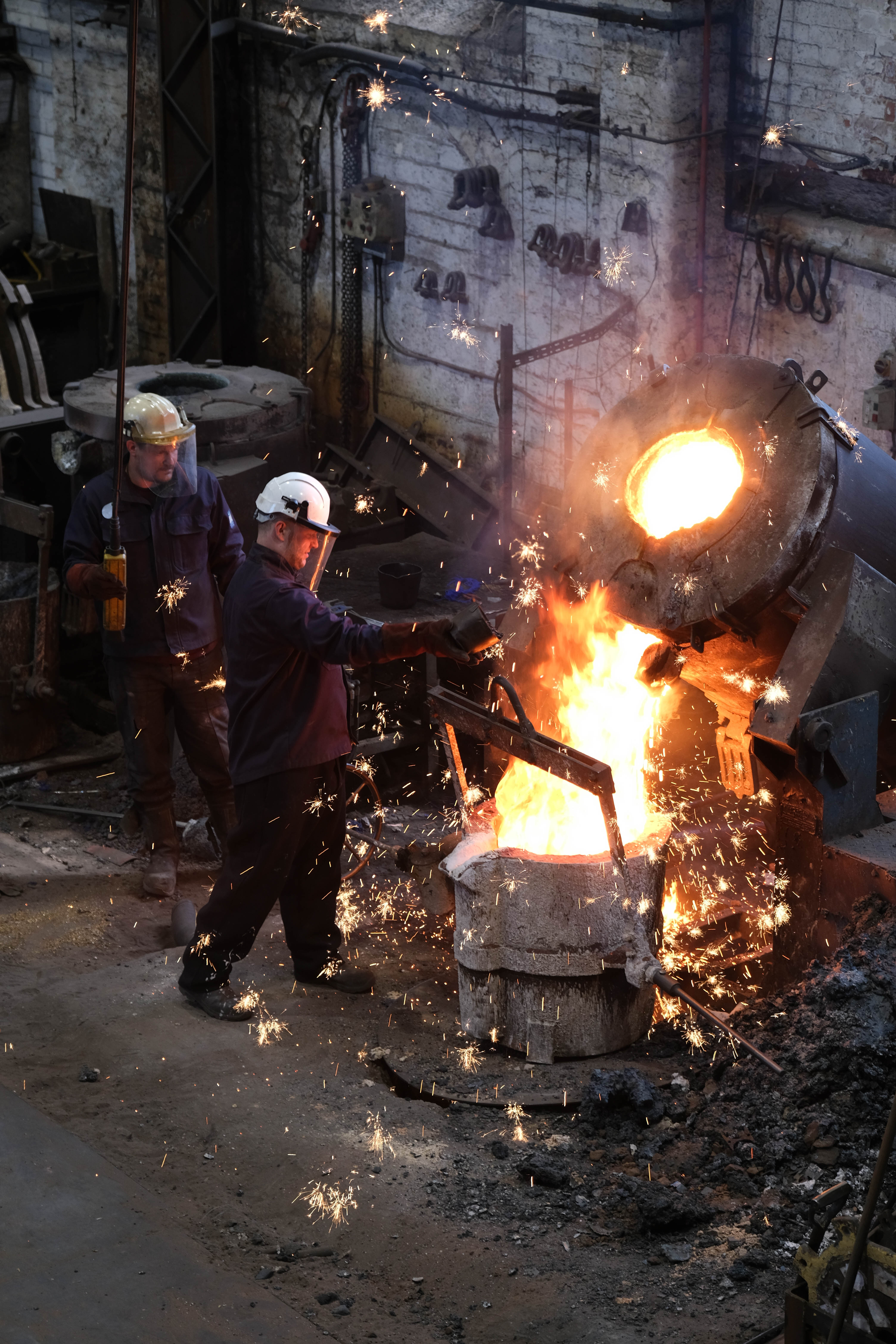 Casting bells at the John Taylor Bell Foundry