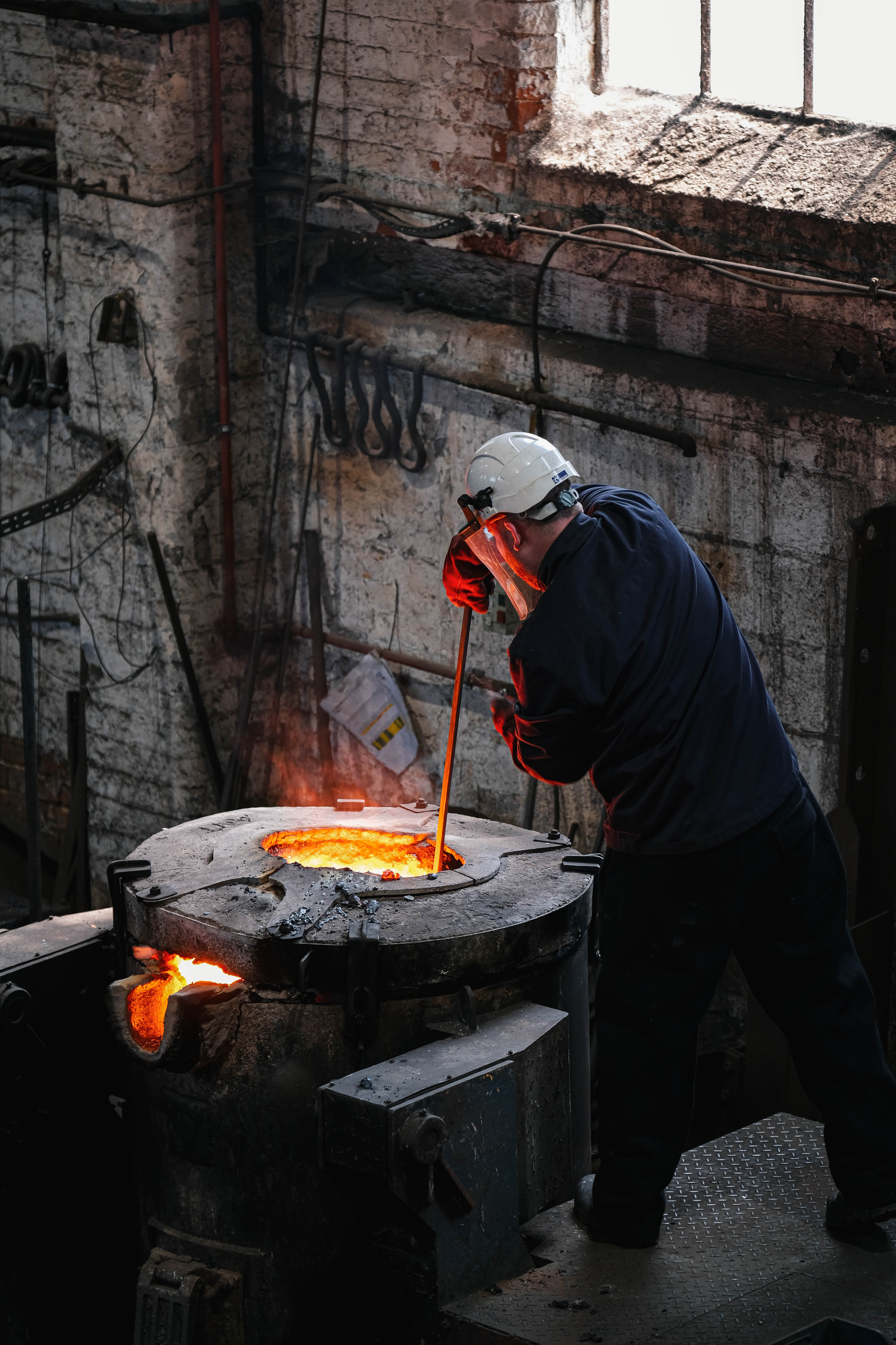 Casting bells at the John Taylor Bell Foundry